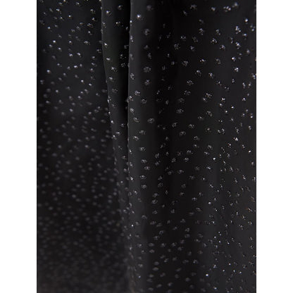 Jupe midi élégante en polyéthylène noir Lardini