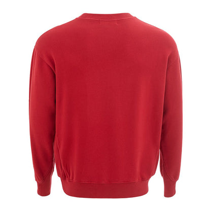 Ambush Elevated Red Cotton Sweater by Ambush