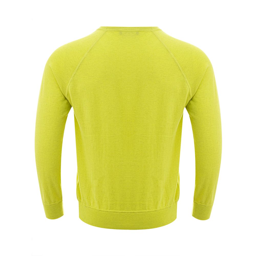Gran Sasso Sunny Yellow Italian Cotton Sweater by Gran Sasso
