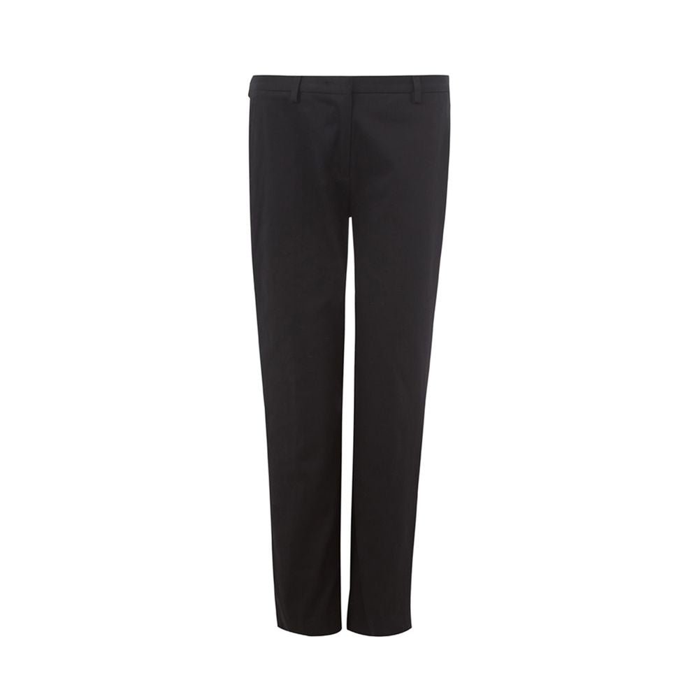 Lardini Italian Elegance Cotton Black Trousers by Lardini