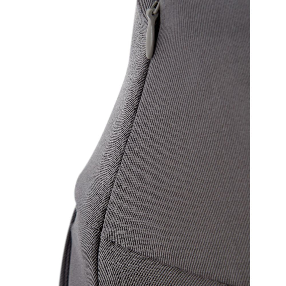 Lardini Chic Gray Wool Trousers for Sophisticated Style by Lardini