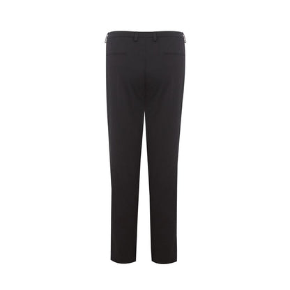 Lardini Italian Elegance Cotton Black Trousers by Lardini