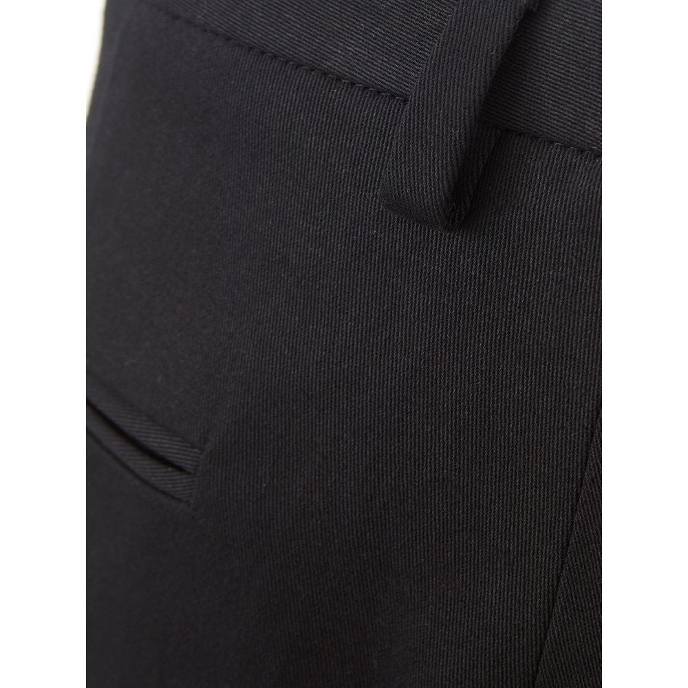 Lardini Italian Elegance Cotton Black Trousers by Lardini