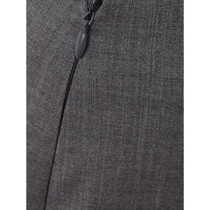 Jupe crayon en laine grise chic Lardini