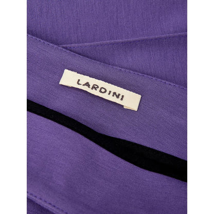 Lardini Elegant Purple Viscose Pants by Lardini