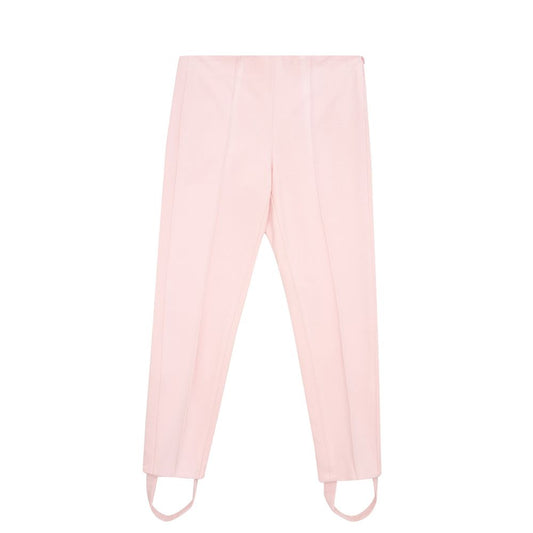 Lardini Elegant Pink Viscose Pants for Chic Style by Lardini