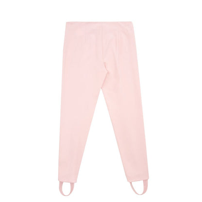 Lardini Elegant Pink Viscose Pants for Chic Style by Lardini