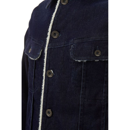 Vestes et manteaux en coton bleu Lardini