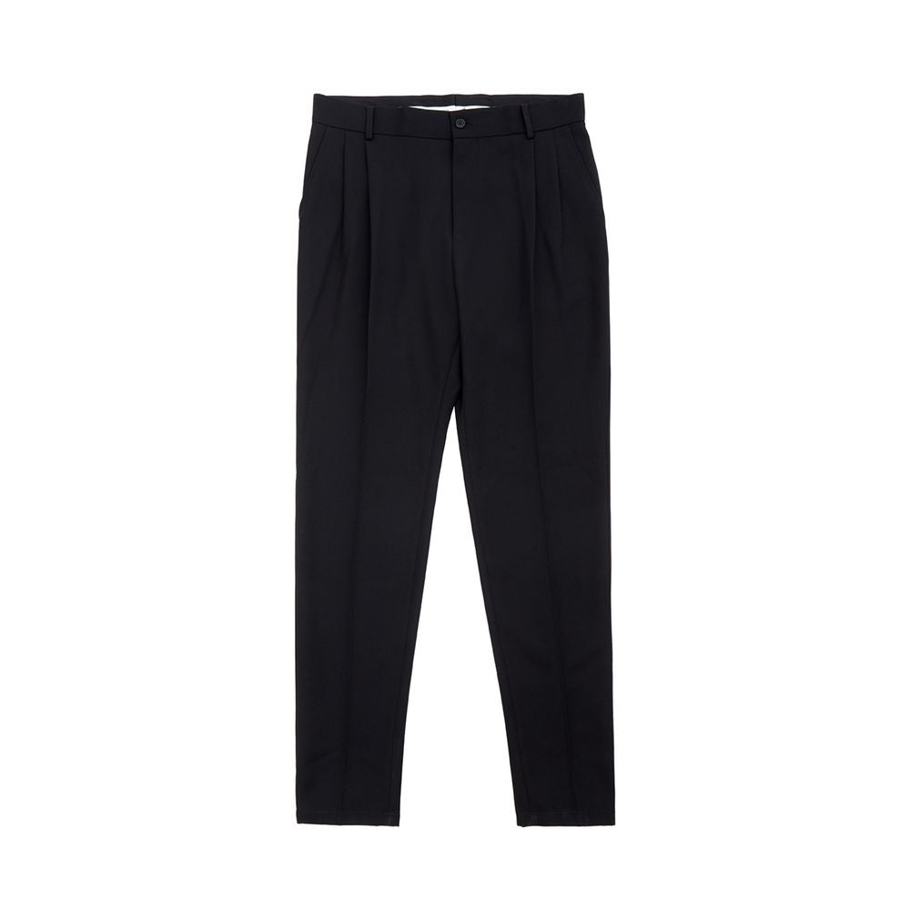 Dolce & Gabbana Elegant Polyester Black Pants for Men by Dolce & Gabbana