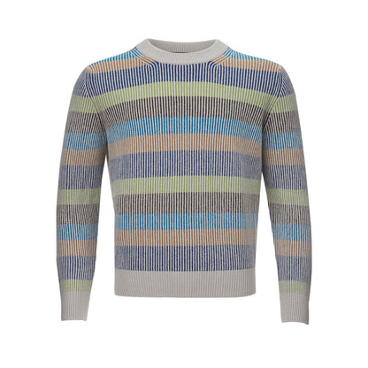 Gran Sasso Elegant Multicolor Cashmere Sweater for Men by Gran Sasso