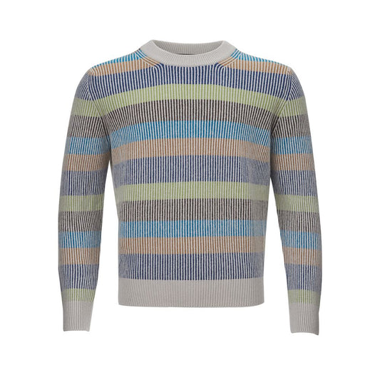 Gran Sasso Elegant Multicolor Cashmere Sweater for Men by Gran Sasso