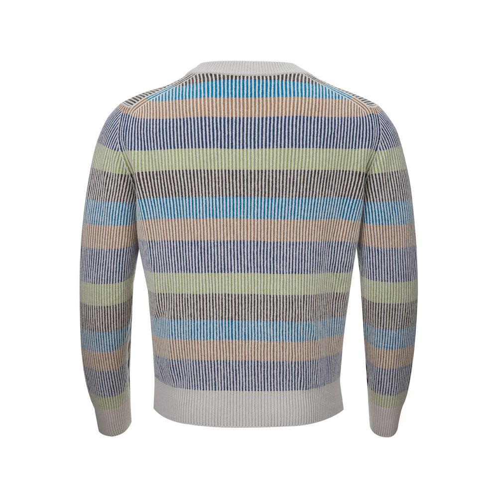 Gran Sasso Elegant Multicolor Cashmere Sweater for Men by Gran Sasso