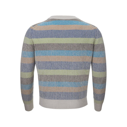 Gran Sasso Elegant Multicolor Cashmere Sweater for Men by Gran Sasso