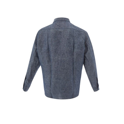 Lardini Elegant Flax Blue Shirt for Men by Lardini