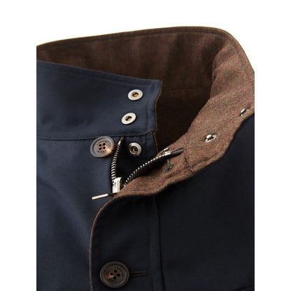 Veste élégante en laine bleue Lardini pour homme