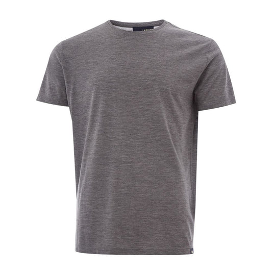 Lardini Elegant Gray Woolen Designer T-Shirt by Lardini