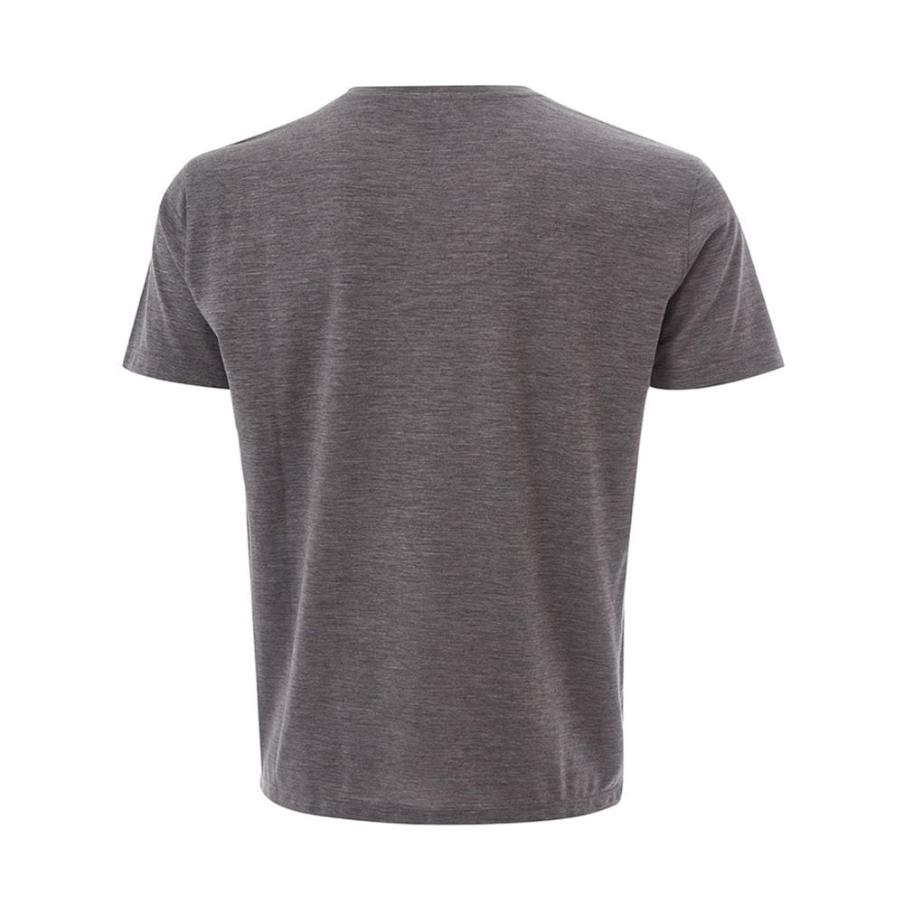 Lardini Elegant Gray Woolen Designer T-Shirt by Lardini