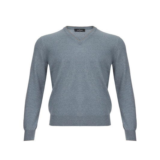 Gran Sasso Elegant Cashmere Sweater in Chic Gray by Gran Sasso