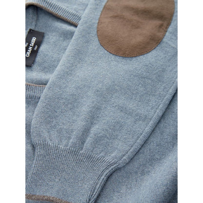 Gran Sasso Elegant Cashmere Sweater in Chic Gray by Gran Sasso