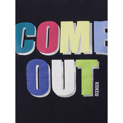 Kenzo Elegant Cotton Tee in Timeless Black by Kenzo