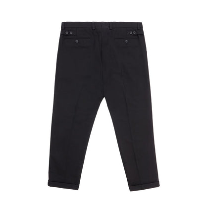 Dolce & Gabbana Elegant Black Cotton Pants for Men by Dolce & Gabbana