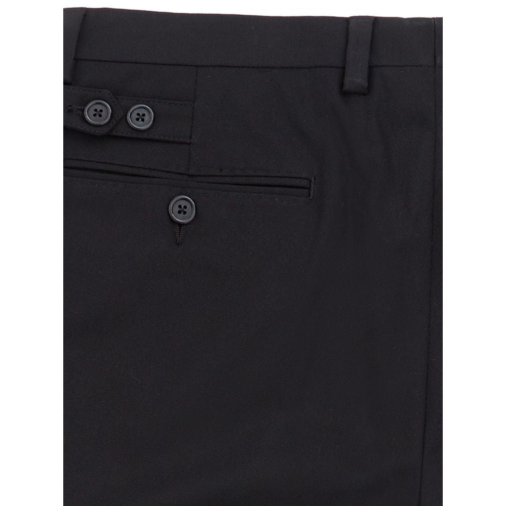Dolce & Gabbana Elegant Black Cotton Pants for Men by Dolce & Gabbana