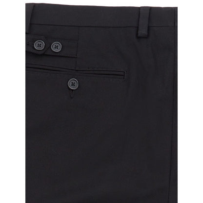 Dolce & Gabbana Elegant Black Cotton Pants for Men by Dolce & Gabbana