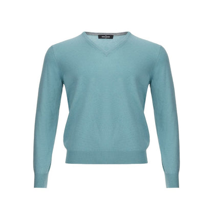 Gran Sasso Turquoise Cashmere Sweater Elegance by Gran Sasso