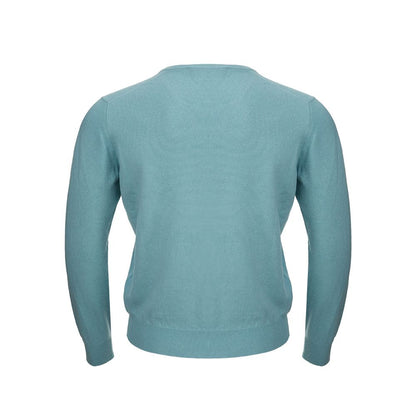 Gran Sasso Turquoise Cashmere Sweater Elegance by Gran Sasso