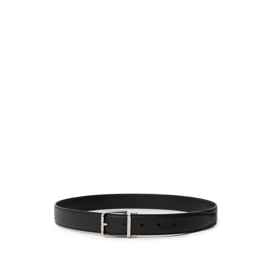 Ceinture en cuir noir Dolce &amp; Gabbana
