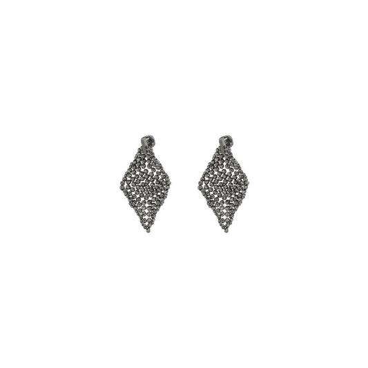 Boucles d'oreilles en argent facetté Brunello Cucinelli