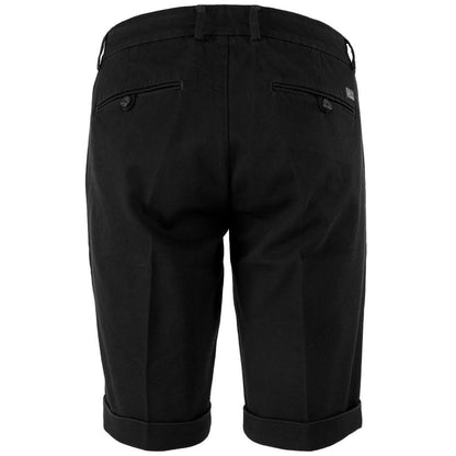 Short en coton noir Yes Zee