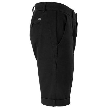 Short en coton noir Yes Zee