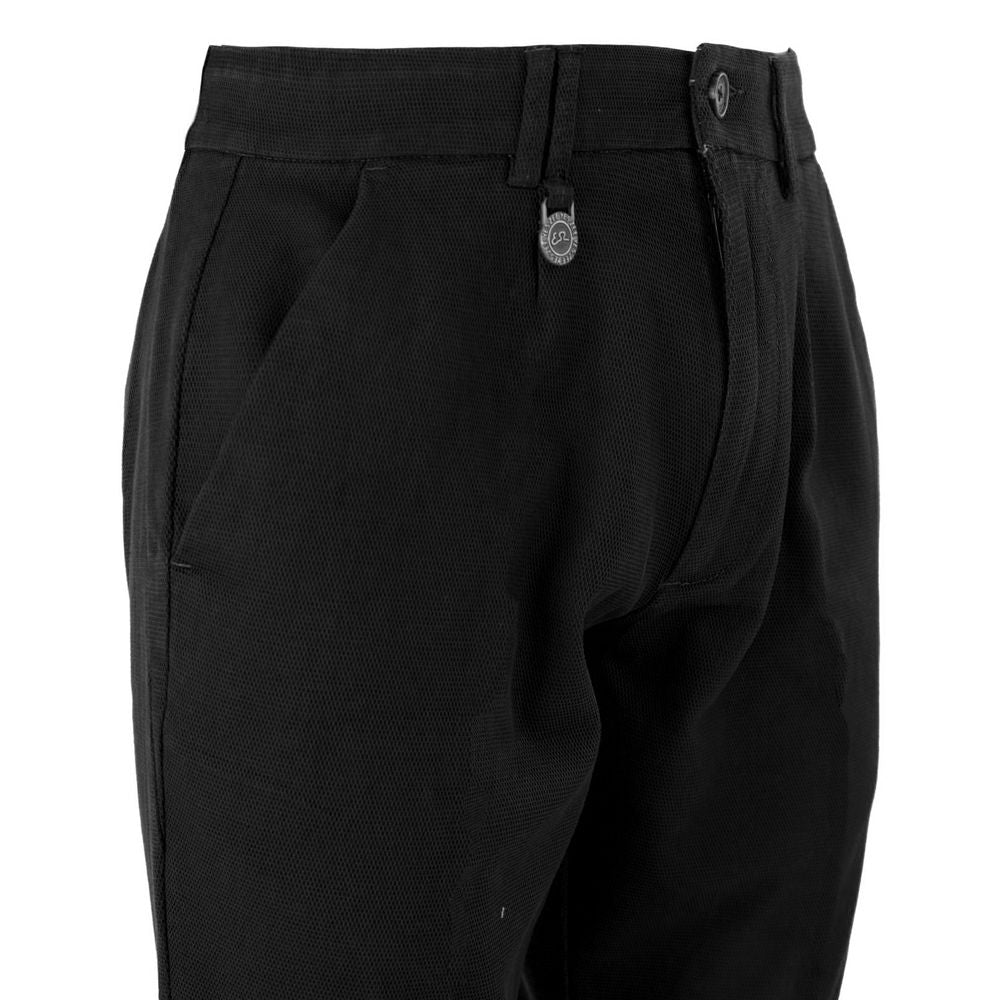 Short en coton noir Yes Zee