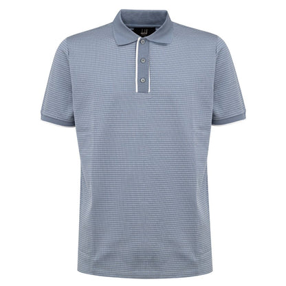 Polo Dunhill en coton bleu