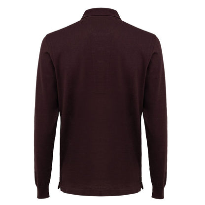 Polo Dunhill en cachemire bordeaux