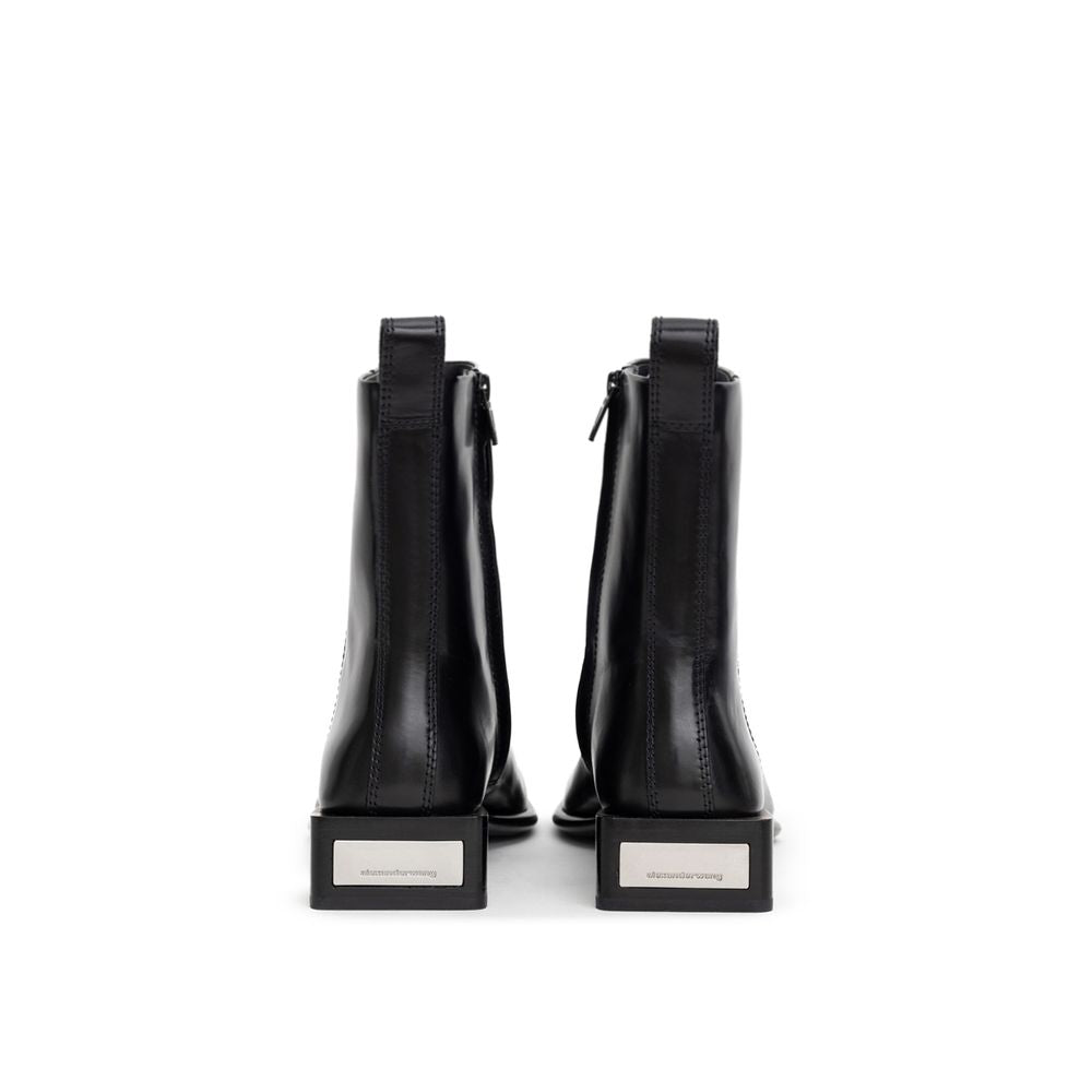Alexander Wang Black Leather Boot by Alexander Wang