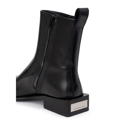 Alexander Wang Black Leather Boot by Alexander Wang