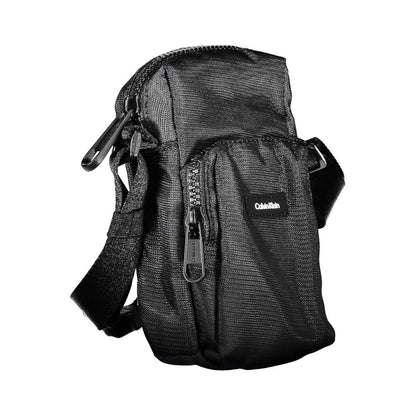 Sac à bandoulière noir élégant Calvin Klein avec détails chics