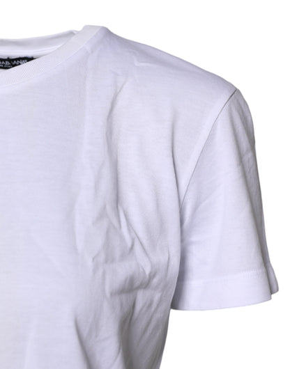Dolce & Gabbana White Short Sleeves Round Neck Top T-shirt by Dolce & Gabbana