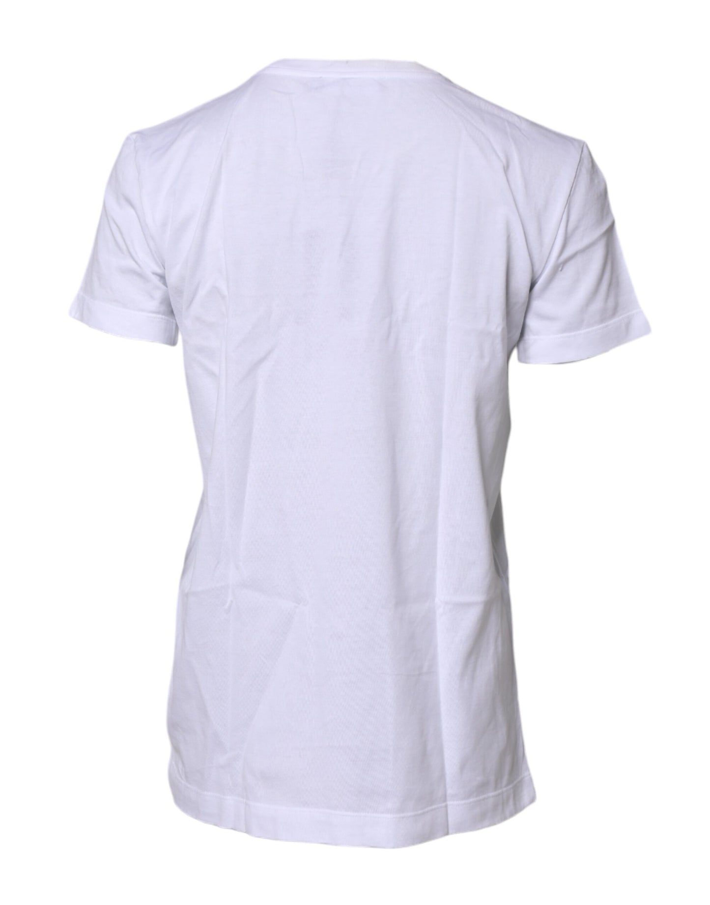 Dolce & Gabbana White Short Sleeves Round Neck Top T-shirt by Dolce & Gabbana