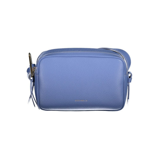 Sac à main Coccinelle en cuir bleu clair pour femme