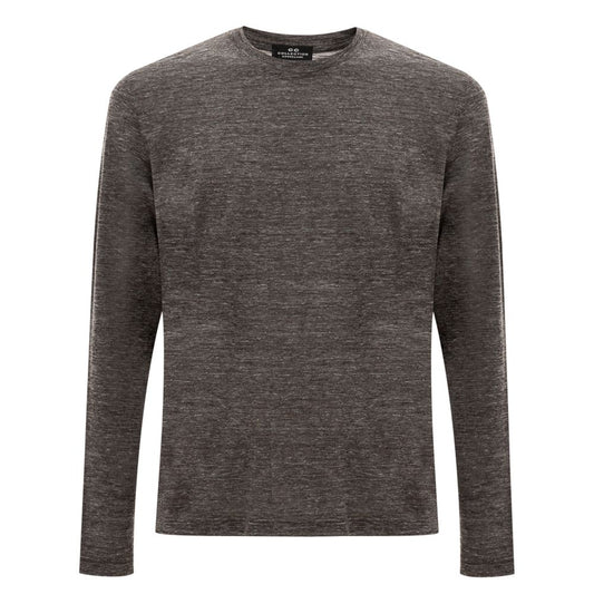 Corneliani Gray Wool T-Shirt by Corneliani