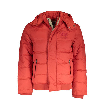 La Martina Orange Polyamide Men Jacket by La Martina