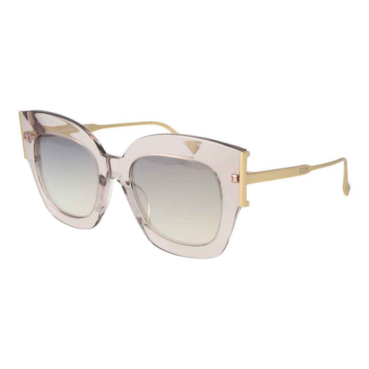 Tod's Pink Sunglasses Acetate – Rose 52mm Mirrored Lenses