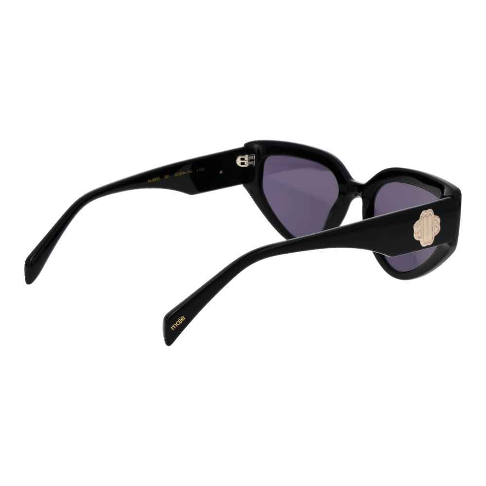 Maje Zonnebril Acetaat Cat Eye Zwart 52x39 Luxueuze
