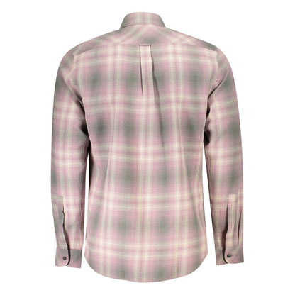 Hugo Boss Pink Cotton Men Shirt by Hugo Boss