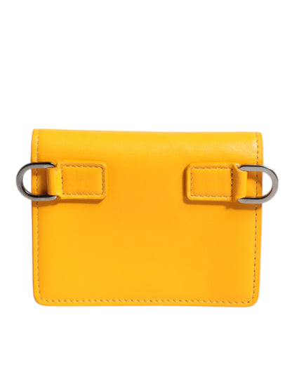 Dolce Gabbana Crossbody Tas Leer Luxe Exclusief – Geel