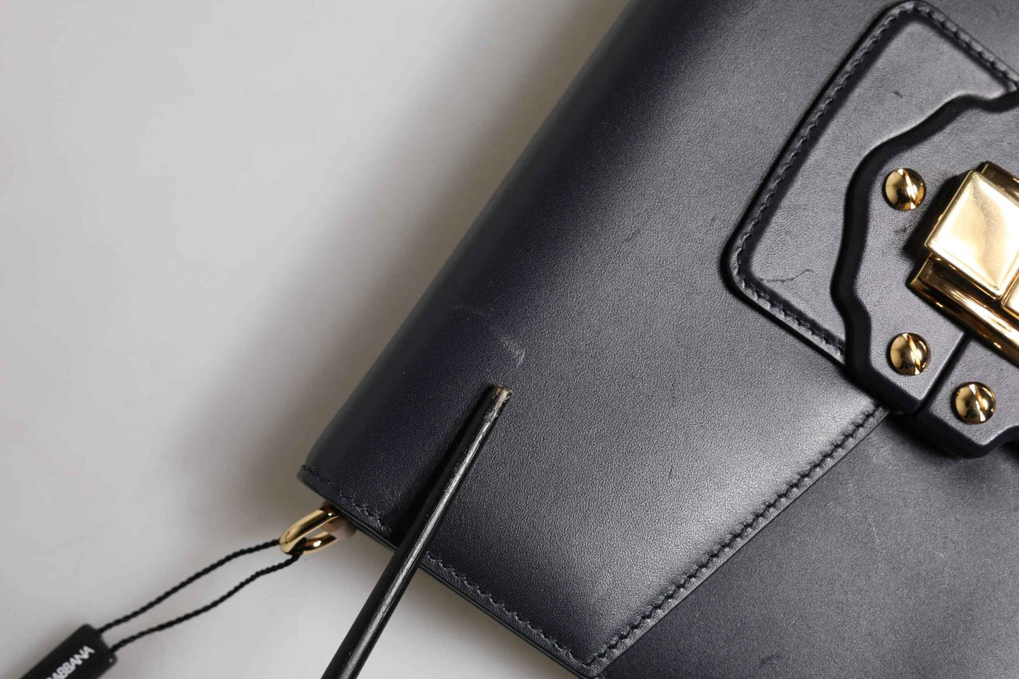 Dolce & Gabbana Crossbody Mini Tas Leer Luxe Zwart by Dolce & Gabbana