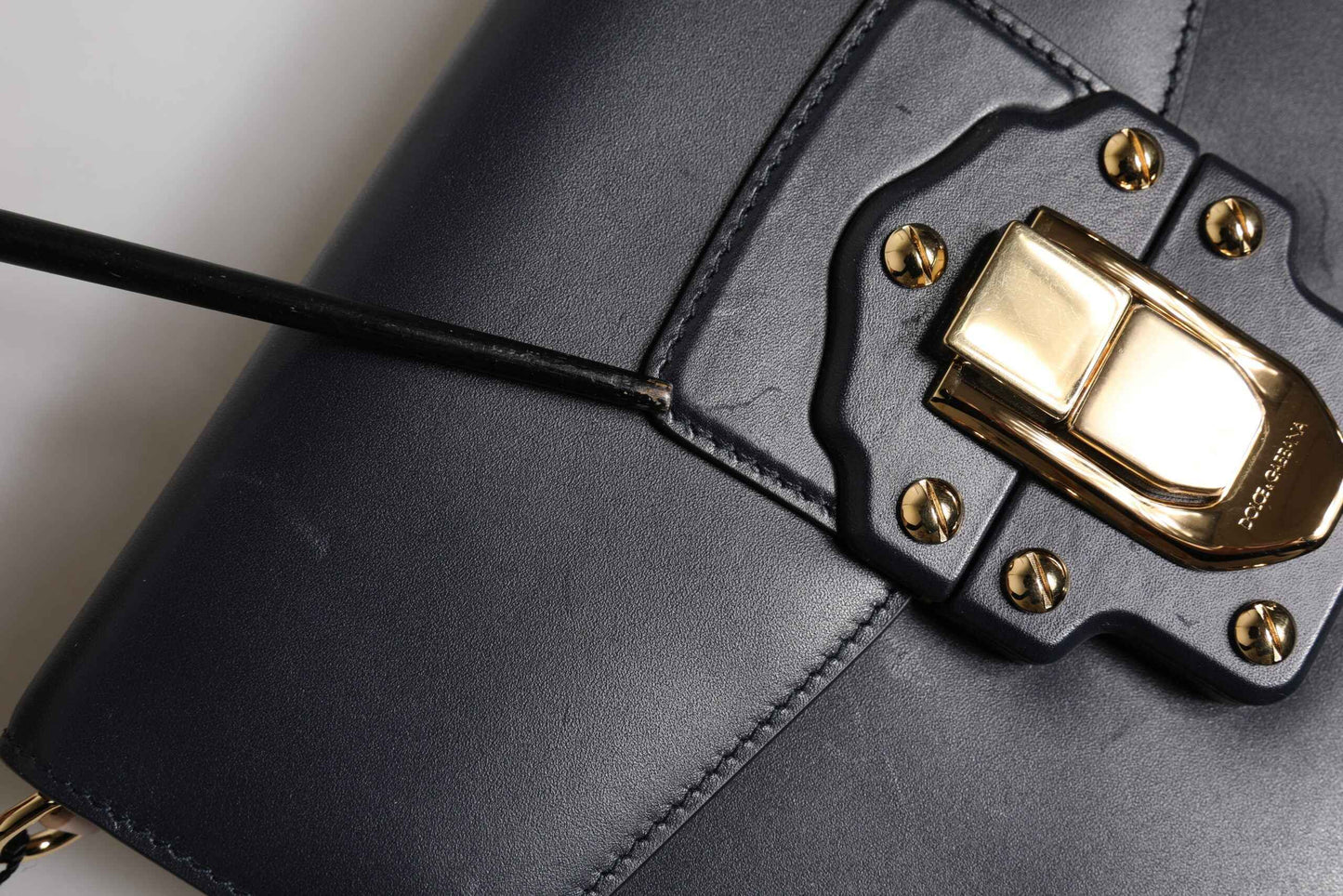 Dolce & Gabbana Crossbody Mini Tas Leer Luxe Zwart by Dolce & Gabbana